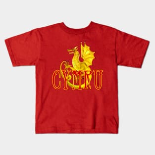 CYMRU DRAIG Kids T-Shirt